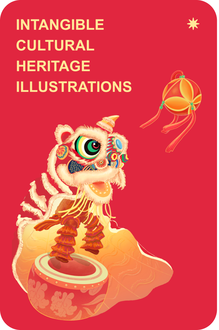 Intangible Cultural Heritage Illustrations